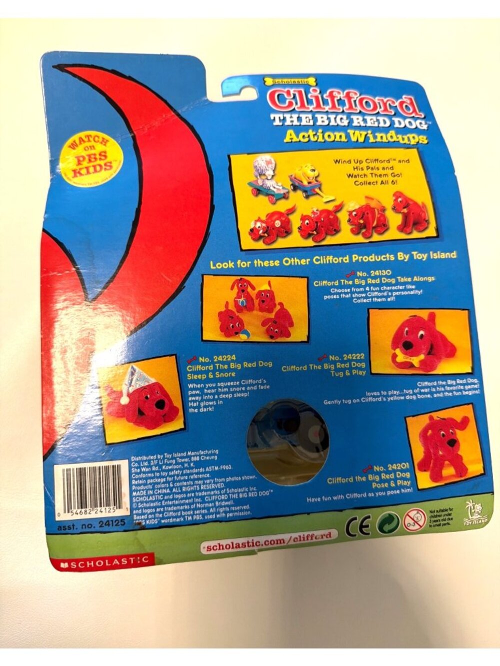 Clifford The Big Red Dog Scholastic Action Windups Toy - Picture 2 of 7